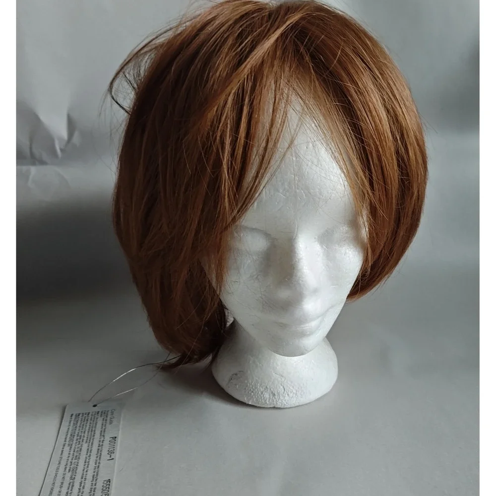 HOW Luxhair Mid Length Bob Wig Womens Light Brown 1261 Tabatha Coffey Synthetic